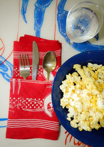 Load image into Gallery viewer, Hand-Dyed "Ready For Seconds" Bandana in Red