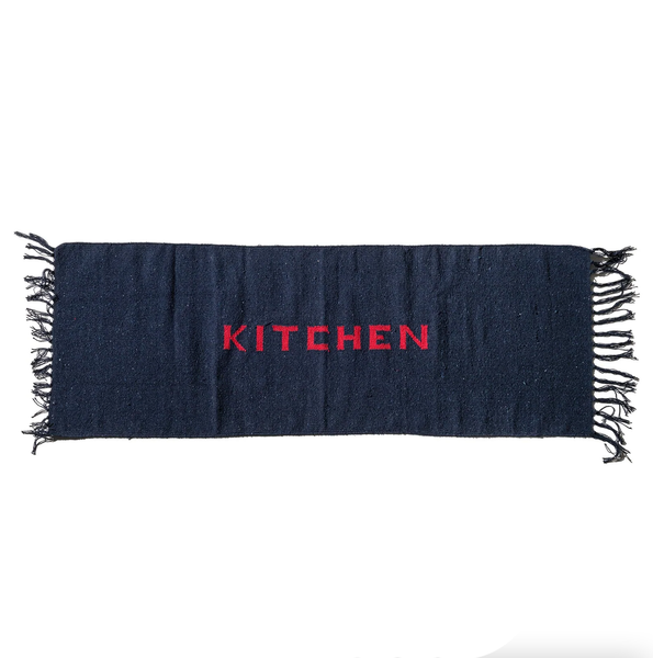 Load image into Gallery viewer, PUEBCO • HANDLOOMED RECYCLED YARN KITCHEN MAT