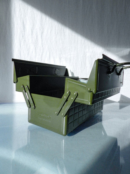 Load image into Gallery viewer, TOYO STEEL • Cantilever Toolbox ST-350 (Military Green)