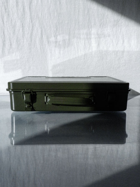 Load image into Gallery viewer, TOYO STEEL • Trunk Shape Toolbox T-360 (Moss Green)