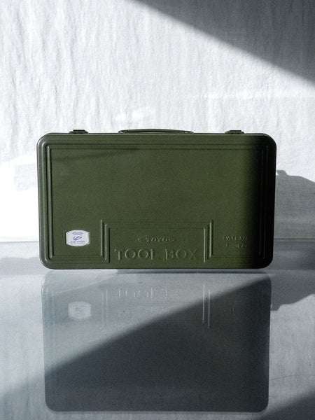 Load image into Gallery viewer, TOYO STEEL • Trunk Shape Toolbox T-360 (Moss Green)