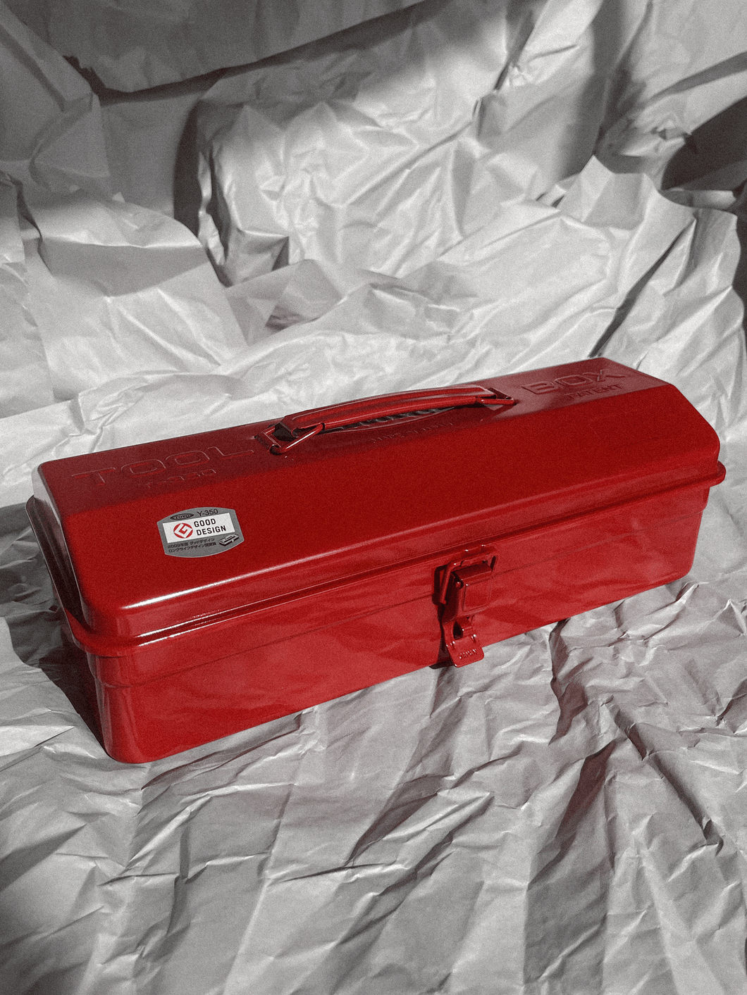 TOYO STEEL • Camber-top Toolbox Y-350 (Red)